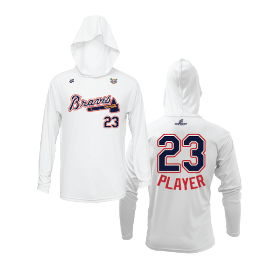 CCLL Braves Script Logo Lightweight Hoodie