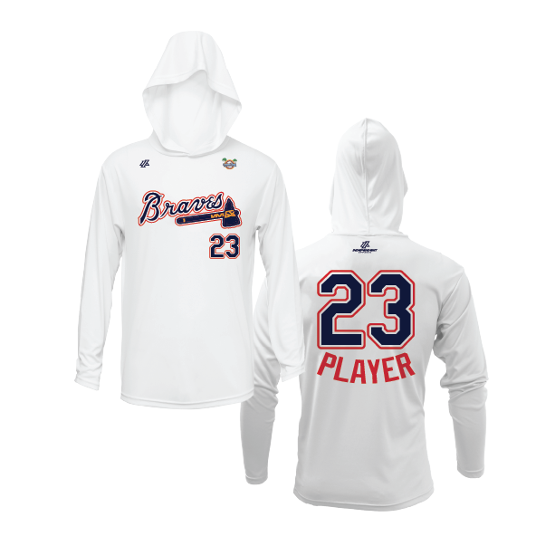 CCLL Braves Script Logo Lightweight Hoodie