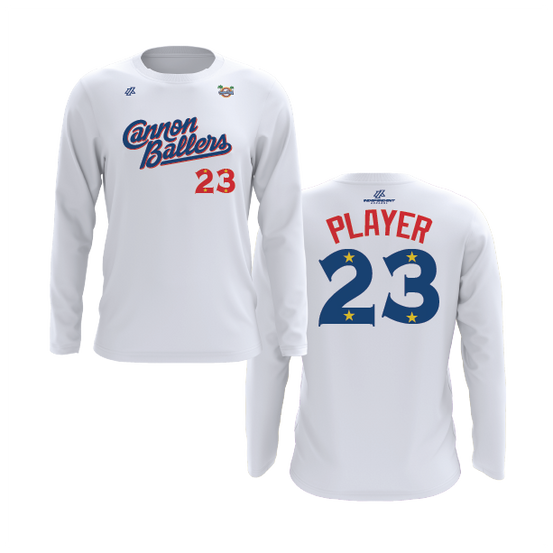 CCLL Cannon Ballers Logo Long Sleeve Shirt