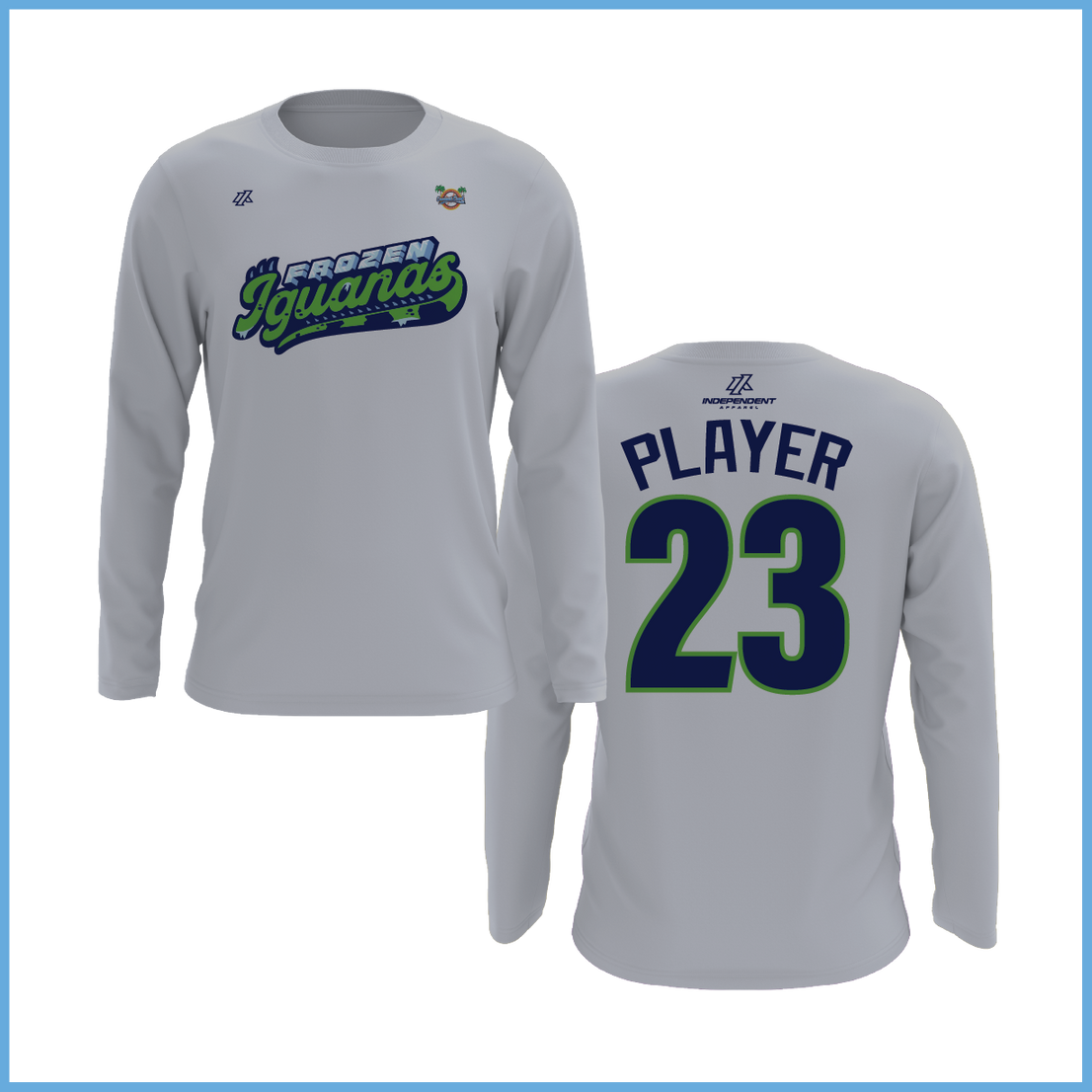 CCLL Iguanas Logo Long Sleeve Shirt