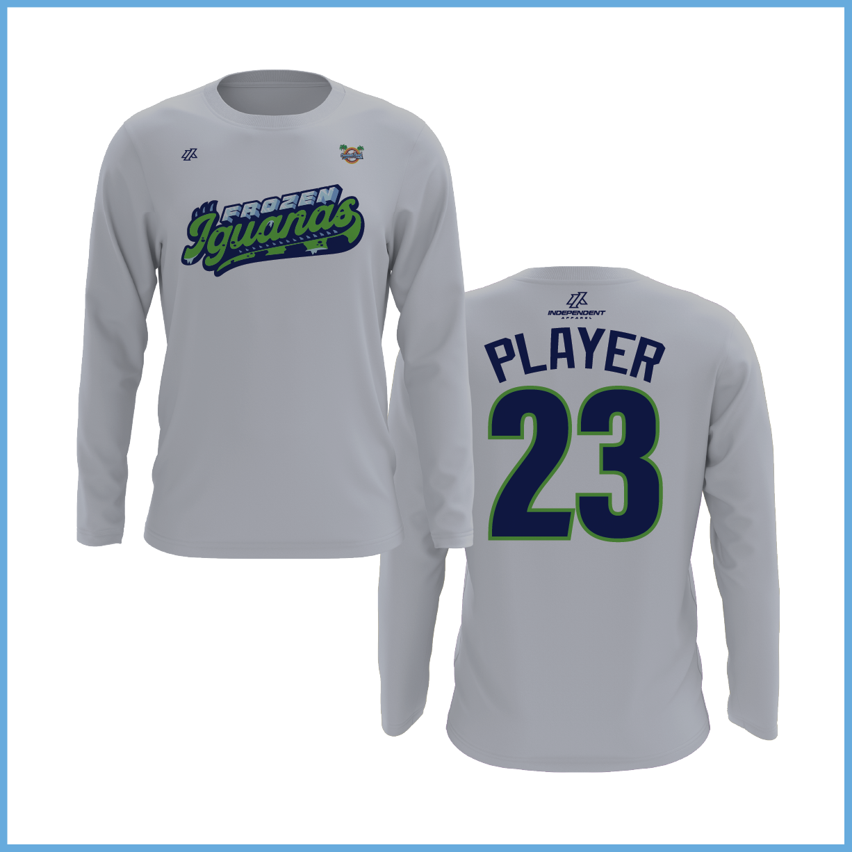 CCLL Iguanas Logo Long Sleeve Shirt