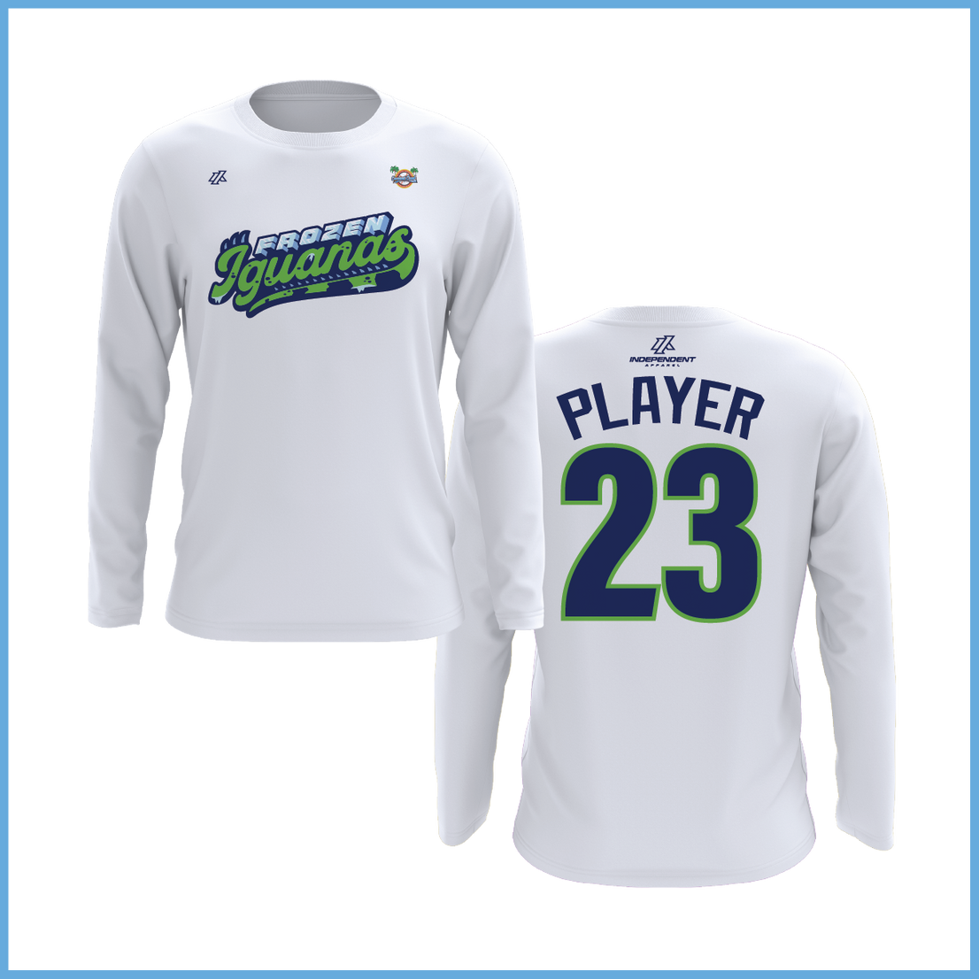 CCLL Iguanas Logo Long Sleeve Shirt