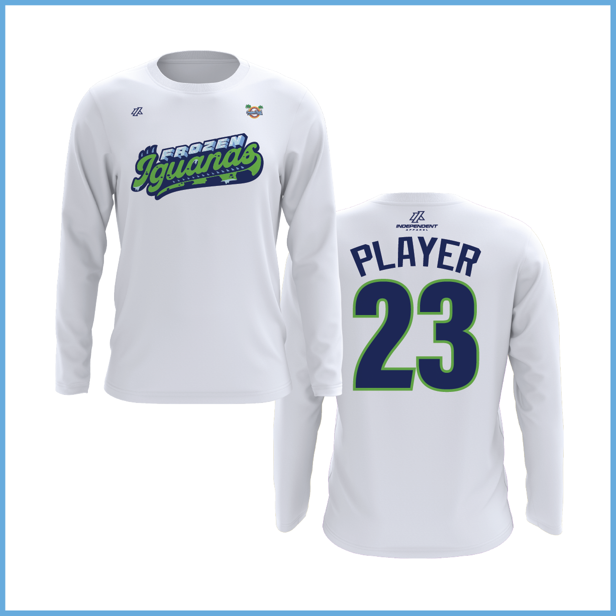CCLL Iguanas Logo Long Sleeve Shirt