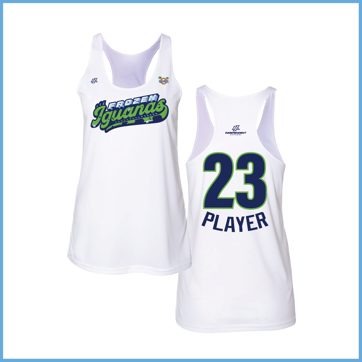 CCLL Iguanas Logo Tank Top