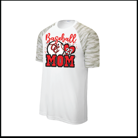CCLL Grim Titans Mom Logo White Camo Short Sleeve Shirt