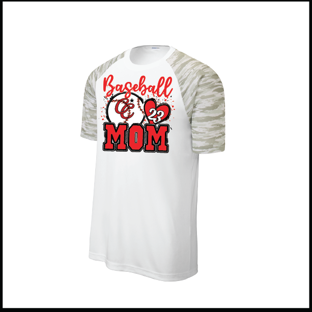CCLL Grim Titans Mom Logo White Camo Short Sleeve Shirt
