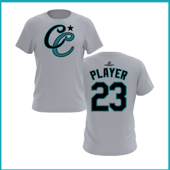CCLL Florida Marlins CC Logo Short Sleeve Shirt