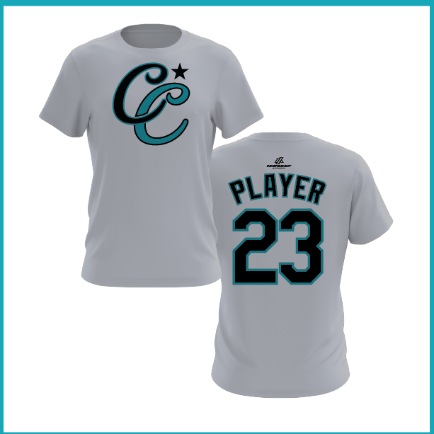 CCLL Florida Marlins CC Logo Short Sleeve Shirt