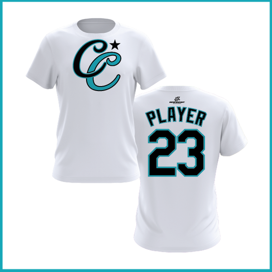 CCLL Florida Marlins CC Logo Short Sleeve Shirt