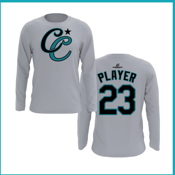 CCLL Florida Marlins CC Logo Long Sleeve Shirt