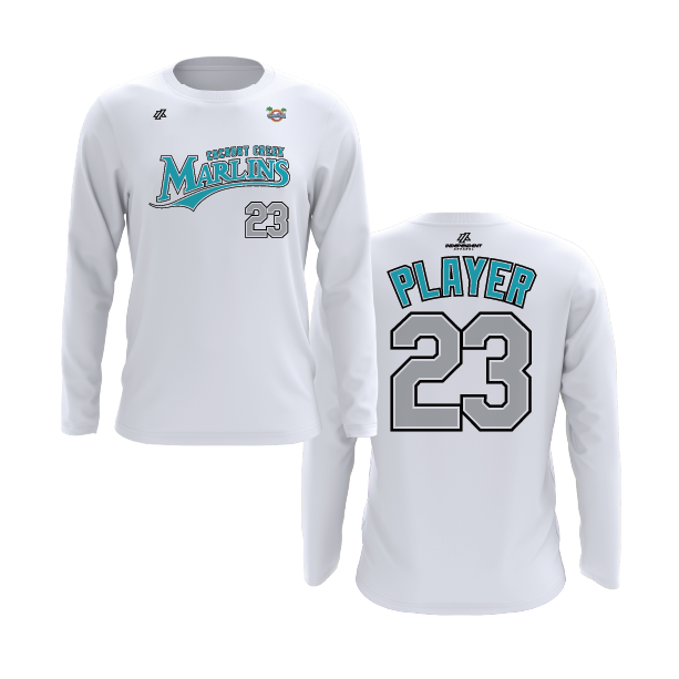 CCLL Marlins Logo Long Sleeve Shirt