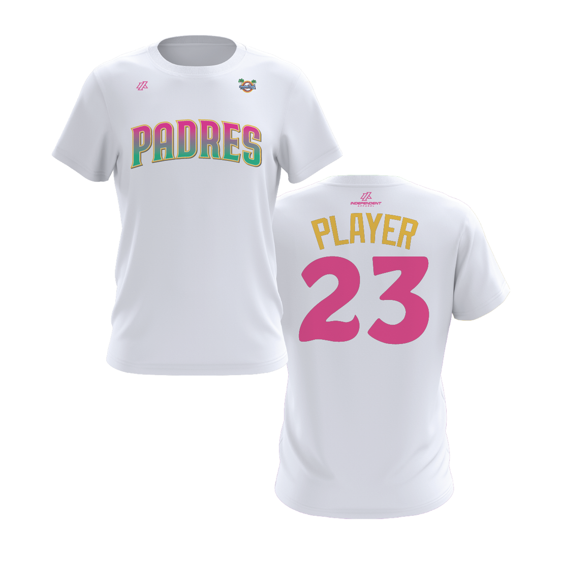 CCLL Padres Logo Short Sleeve Shirt
