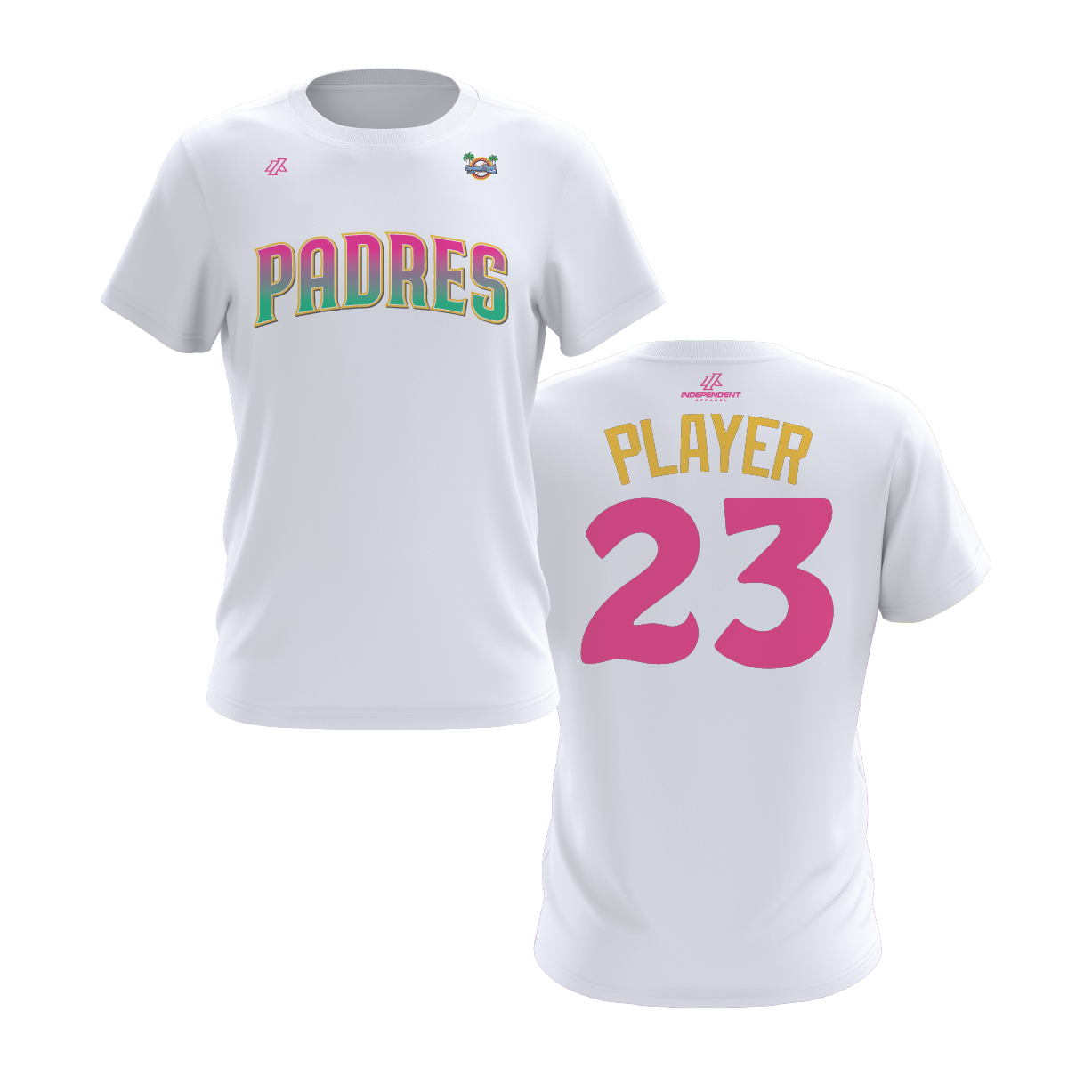 CCLL Padres Logo Short Sleeve Shirt