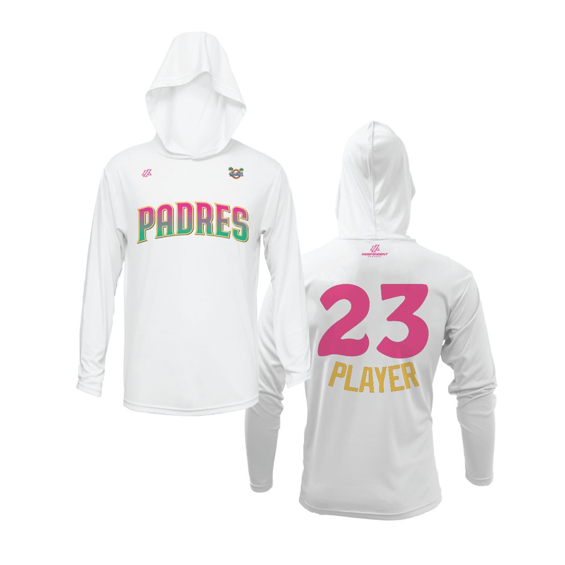 CCLL Padres Logo Lightweight Hoodie