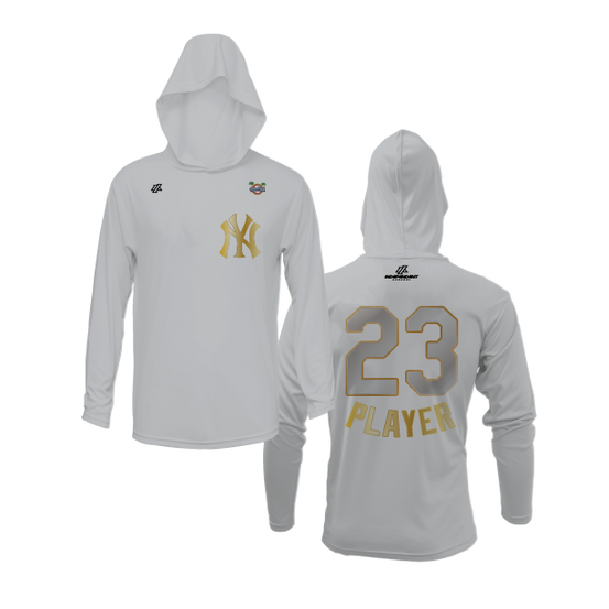 CCLL Yankees Gold Logo Lightweight Hoodie