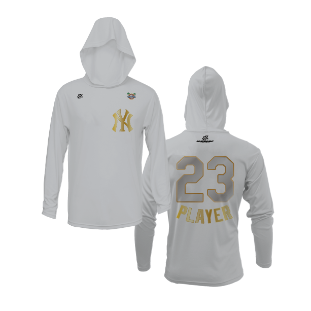 CCLL Yankees Gold Logo Lightweight Hoodie