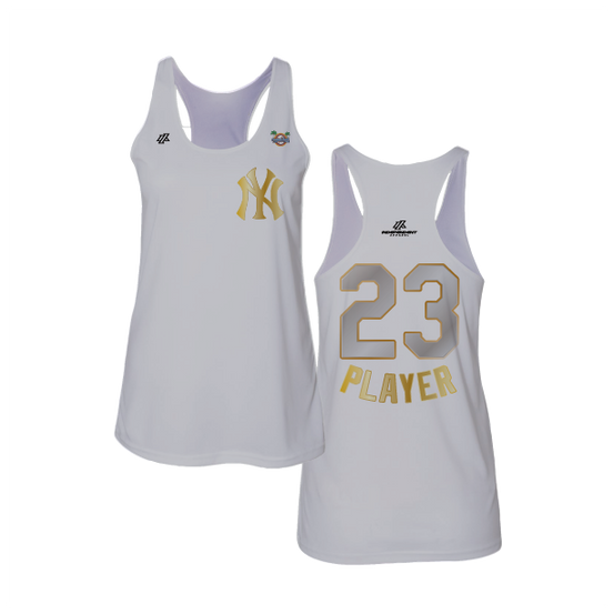 CCLL Yankees Gold Logo Women's Tank Top