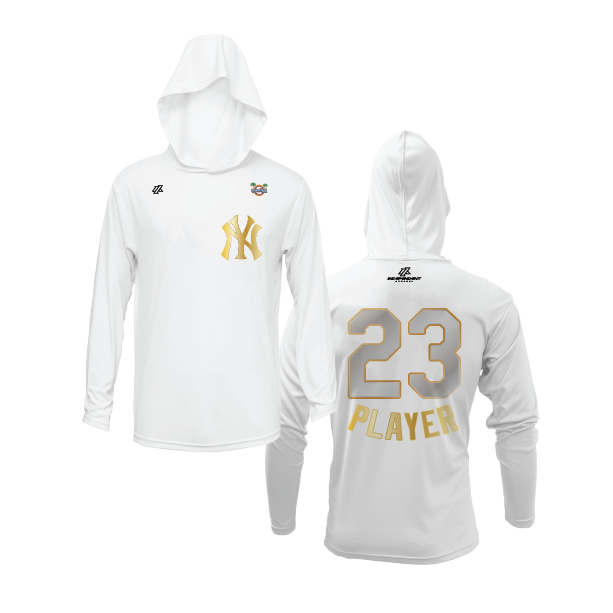 CCLL Yankees Gold Logo Lightweight Hoodie