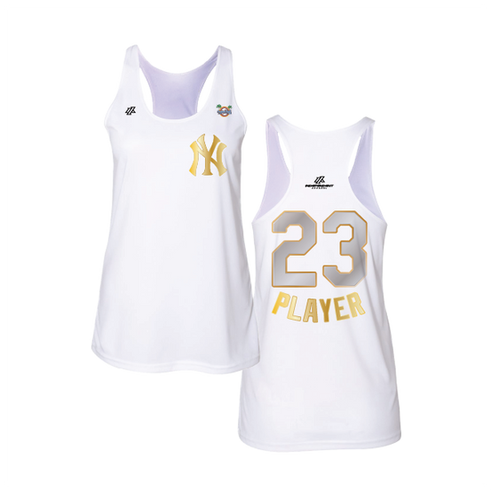 CCLL Yankees Gold Logo Women's Tank Top