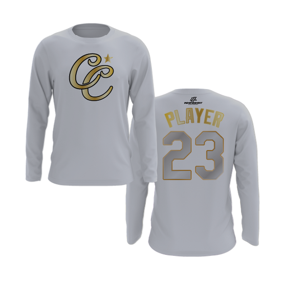 CCLL Yankees Gold CC Logo Long Sleeve Shirt