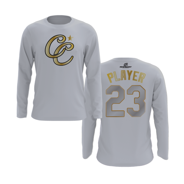CCLL Yankees Gold CC Logo Long Sleeve Shirt