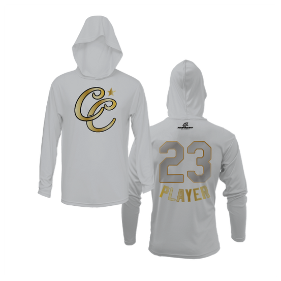 CCLL Yankees Gold CC Logo Lightweight Hoodie