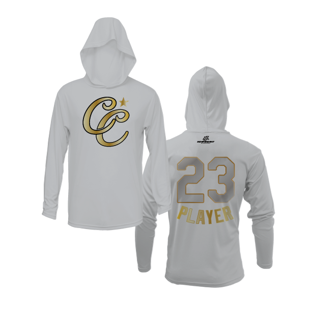 CCLL Yankees Gold CC Logo Lightweight Hoodie