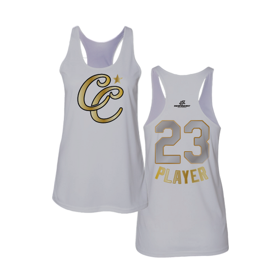 CCLL Yankees Gold CC Logo Women's Tank Top