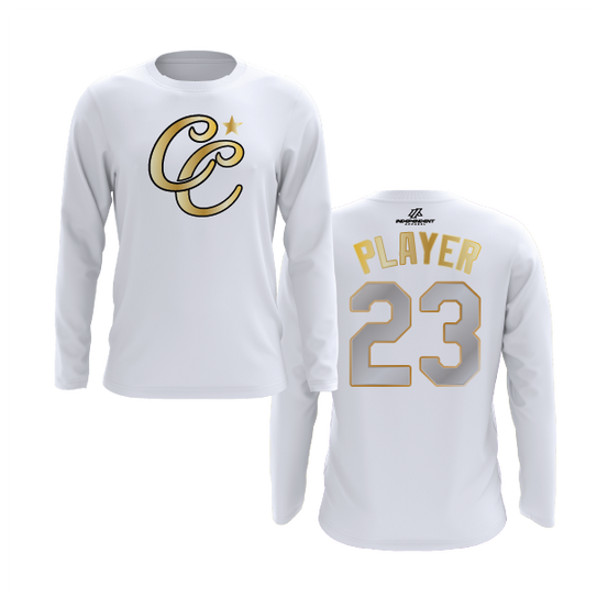 CCLL Yankees Gold CC Logo Long Sleeve Shirt