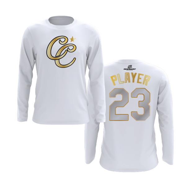 CCLL Yankees Gold CC Logo Long Sleeve Shirt