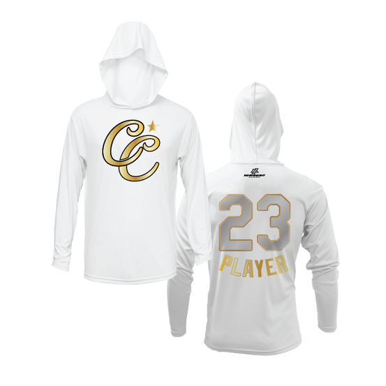 CCLL Yankees Gold CC Logo Lightweight Hoodie