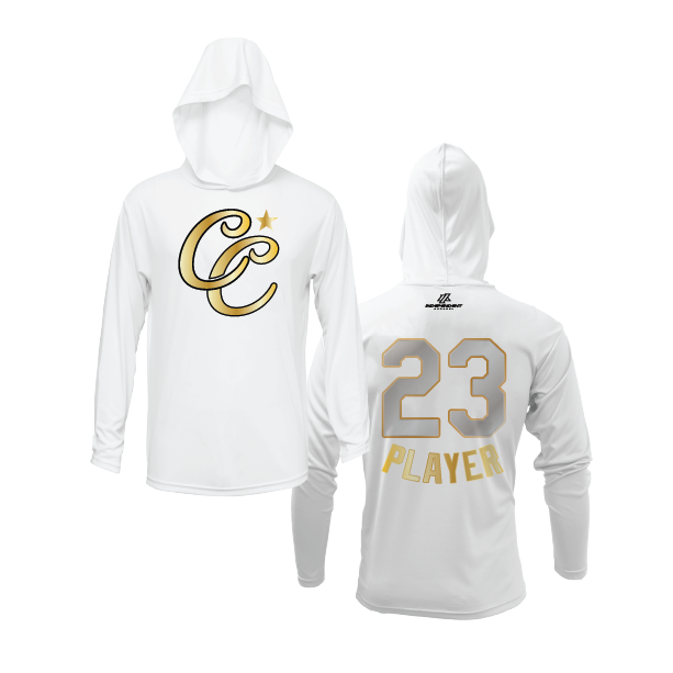 CCLL Yankees Gold CC Logo Lightweight Hoodie