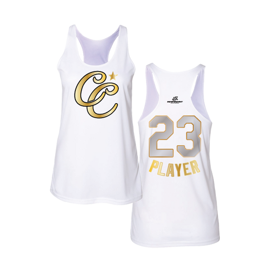 CCLL Yankees Gold CC Logo Women's Tank Top