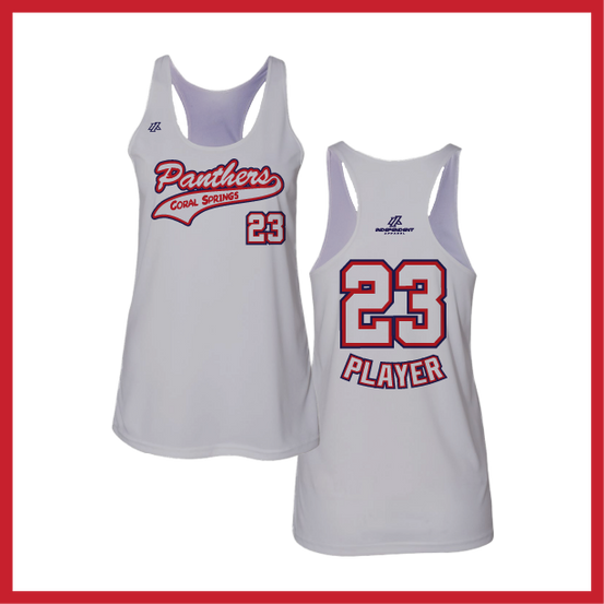 CS Panthers Script Logo Women's Tank Top