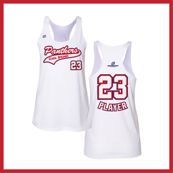 CS Panthers Script Logo Women's Tank Top