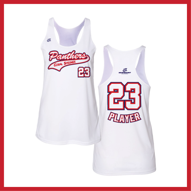CS Panthers Script Logo Women's Tank Top