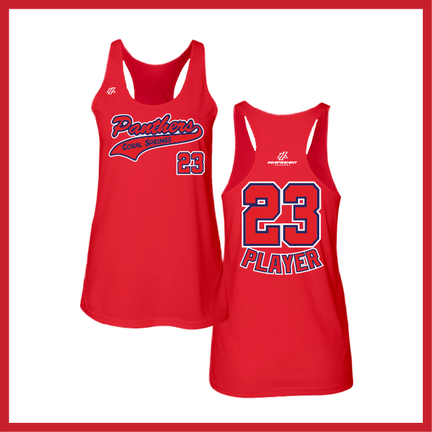 CS Panthers Script Logo Women's Tank Top
