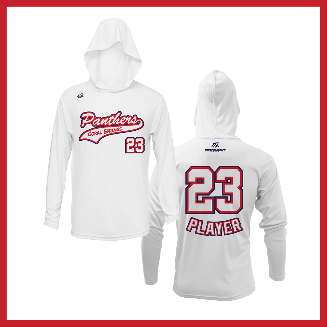 CS Panthers Script Logo Lightweight Hoodie