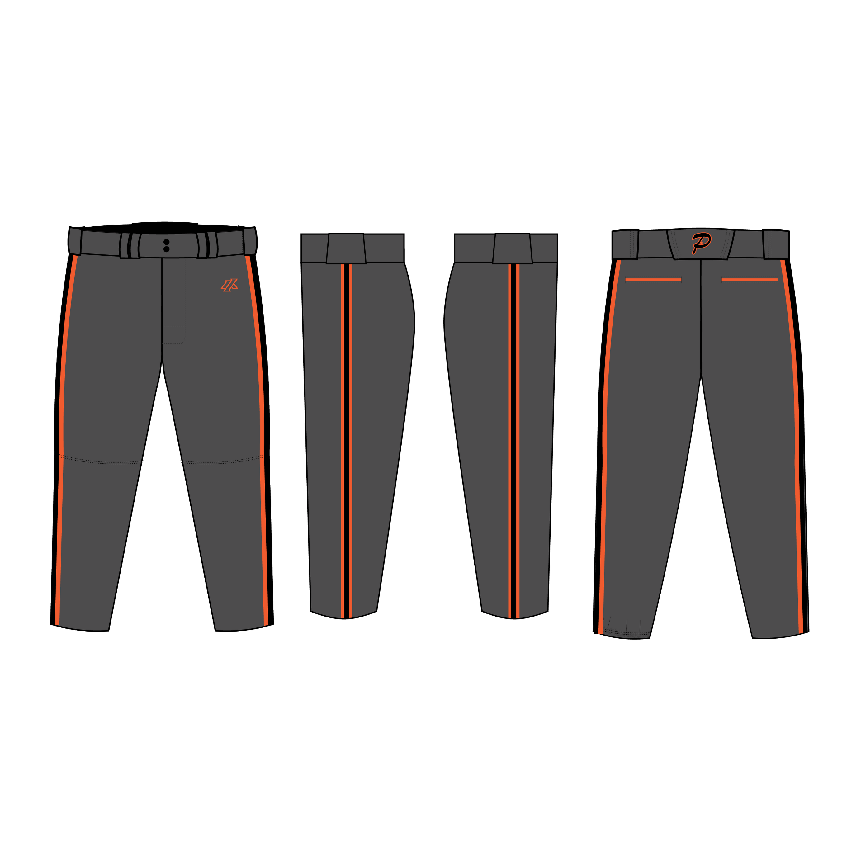 Caner 10U Charcoal Pants/Knickers
