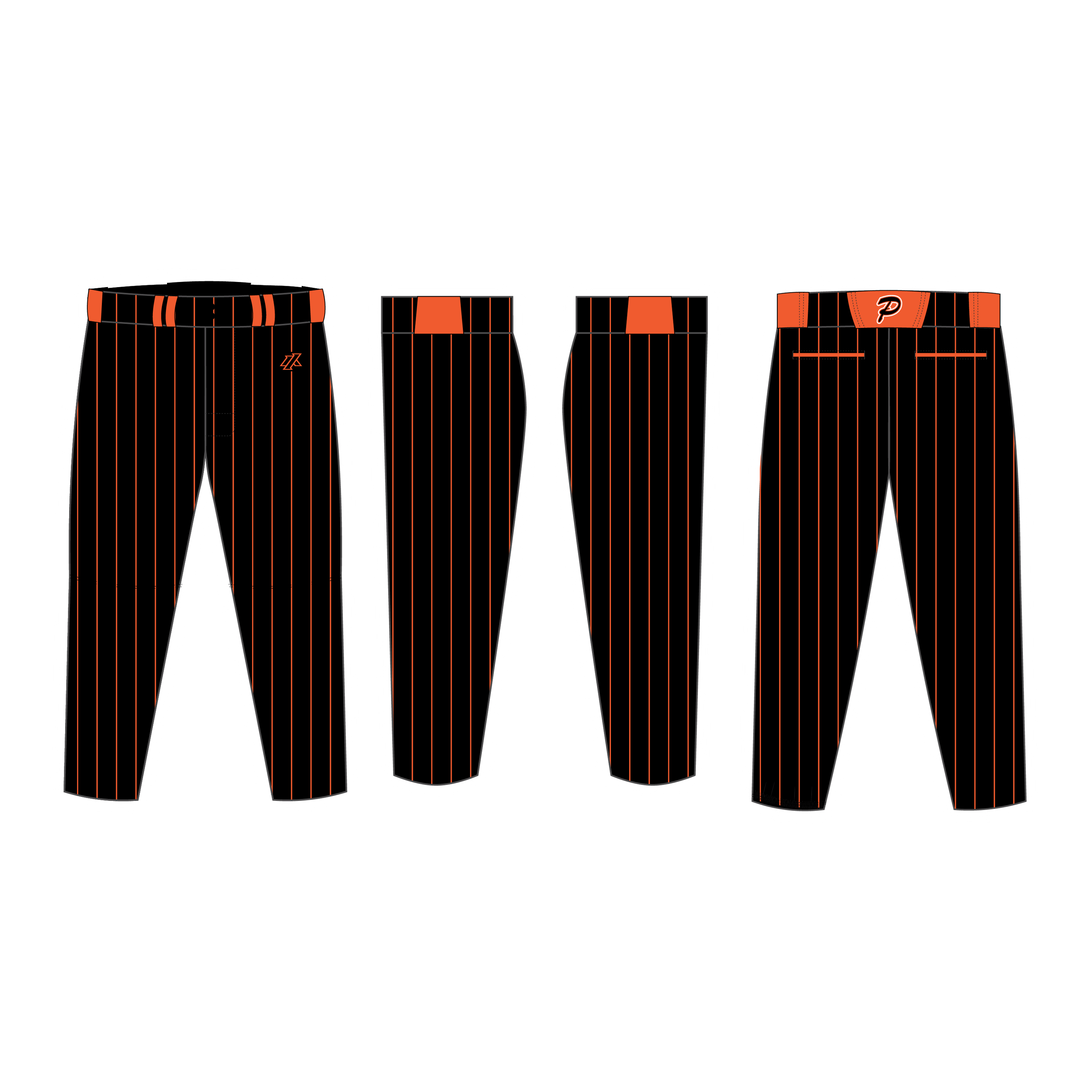 Caner 10U Black Pinstripe Pants/Knickers