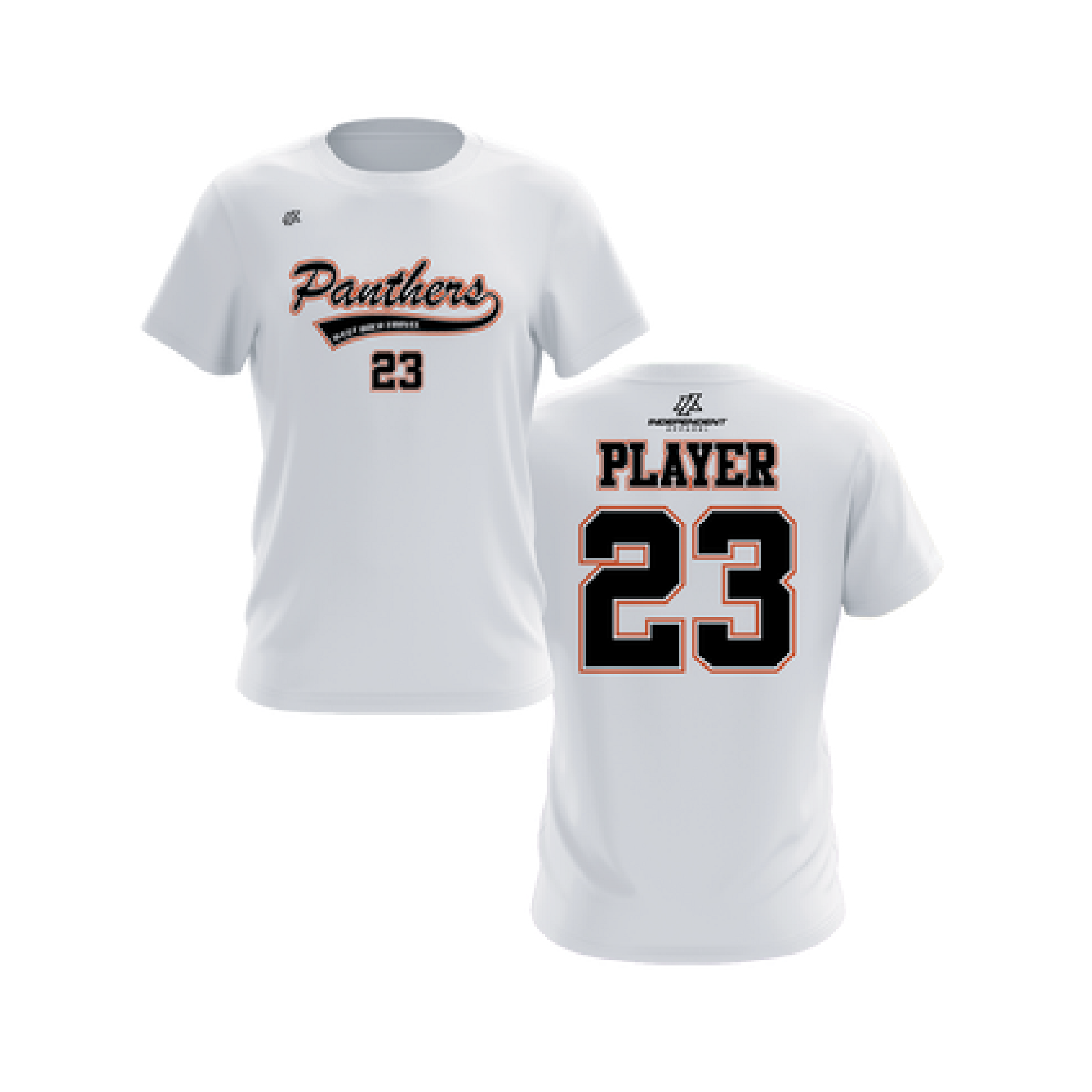 Caner 10U Panthers White Practice Shirt