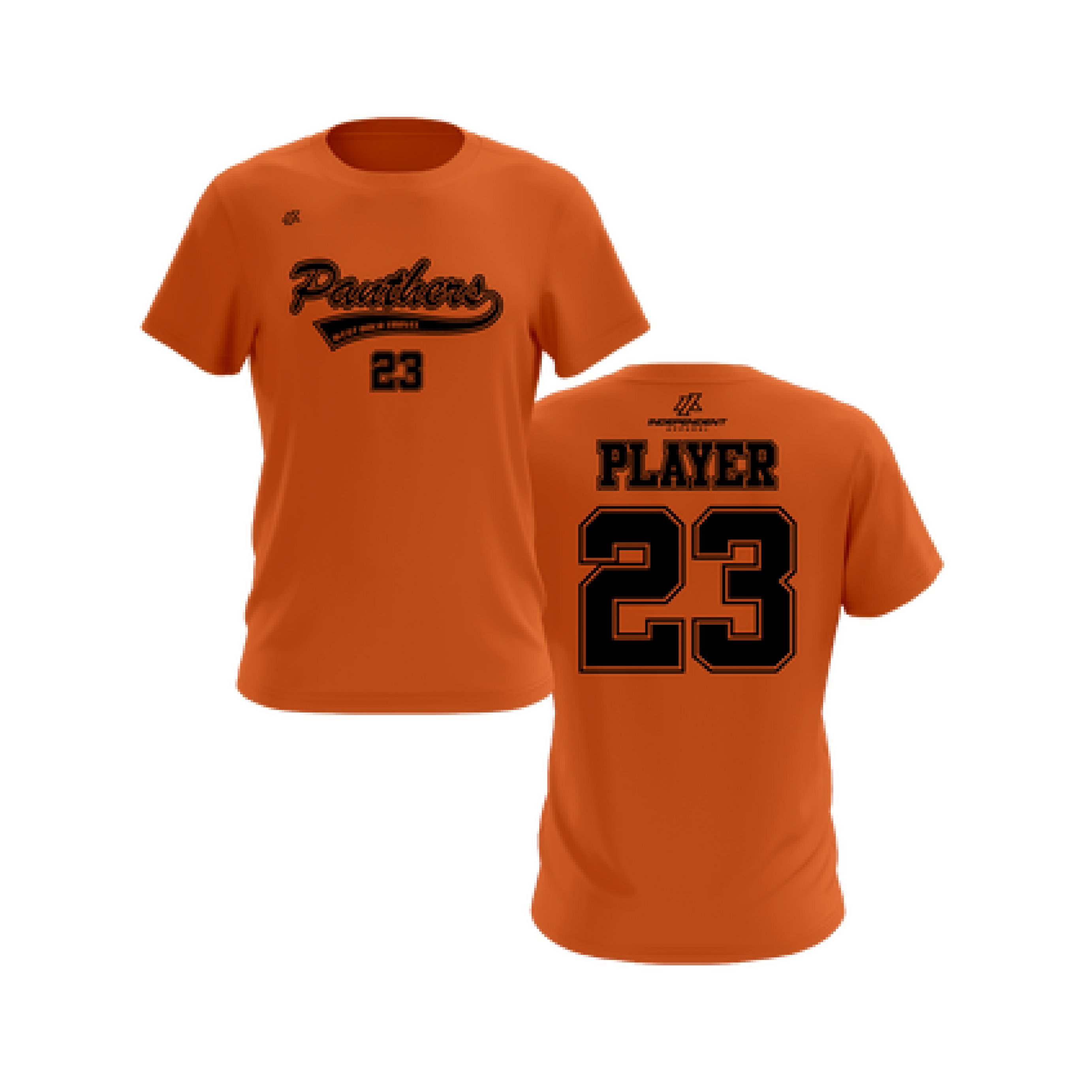 Caner 10U Panthers Orange Practice Shirt
