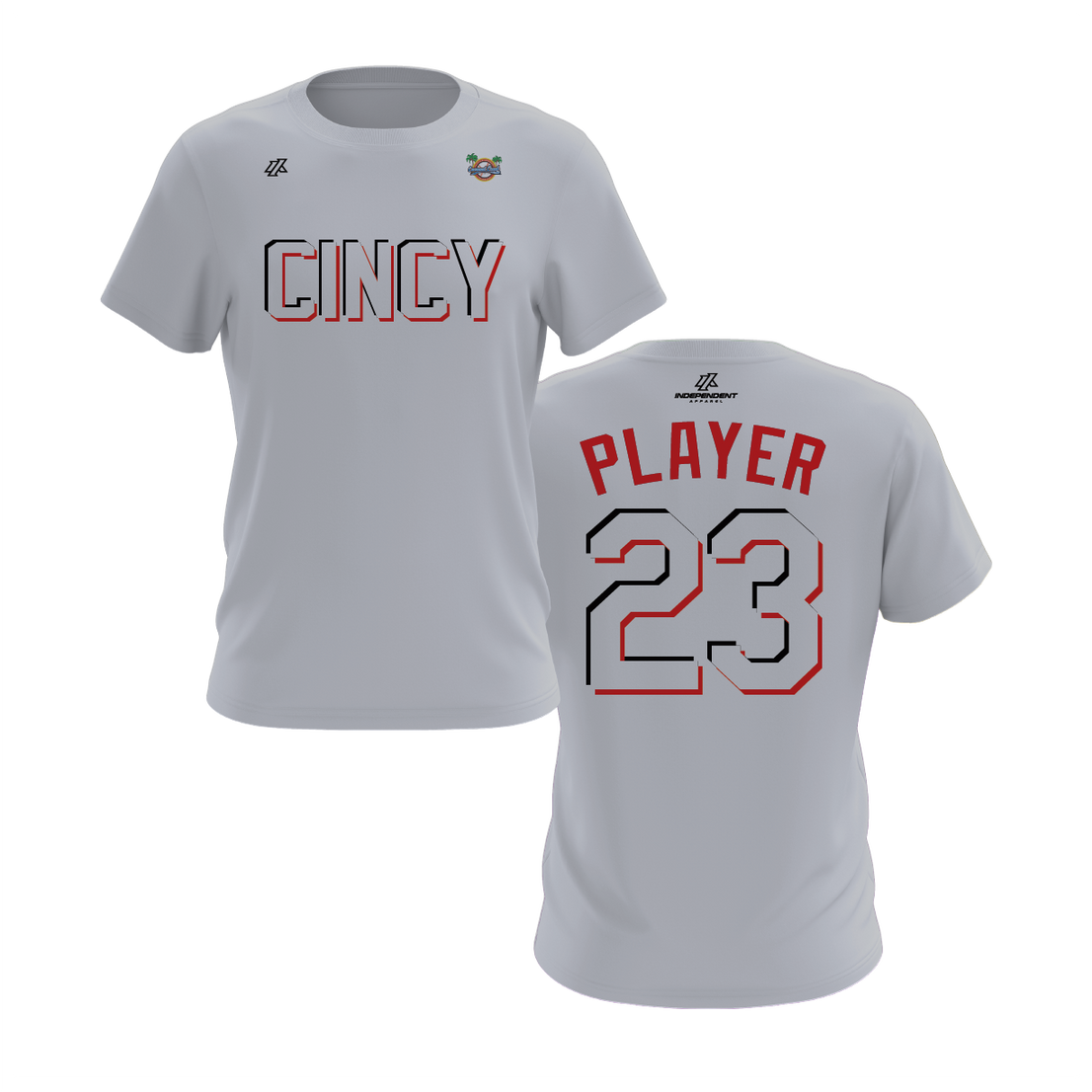 CCLL Cincy Reds Logo Short Sleeve Shirt