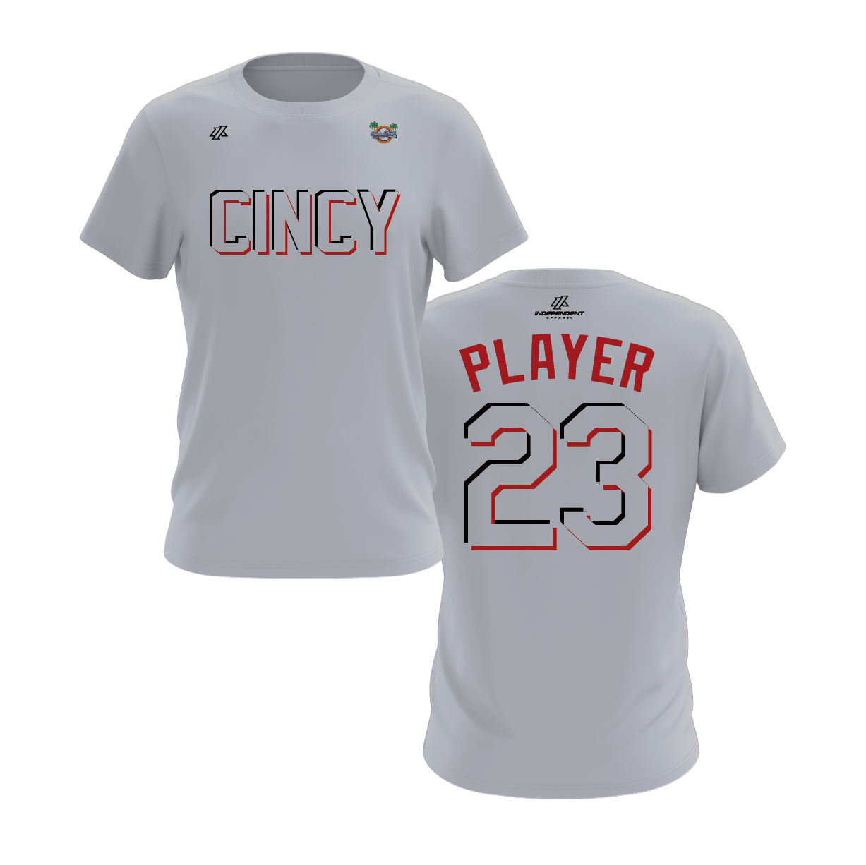 CCLL Cincy Reds Logo Short Sleeve Shirt