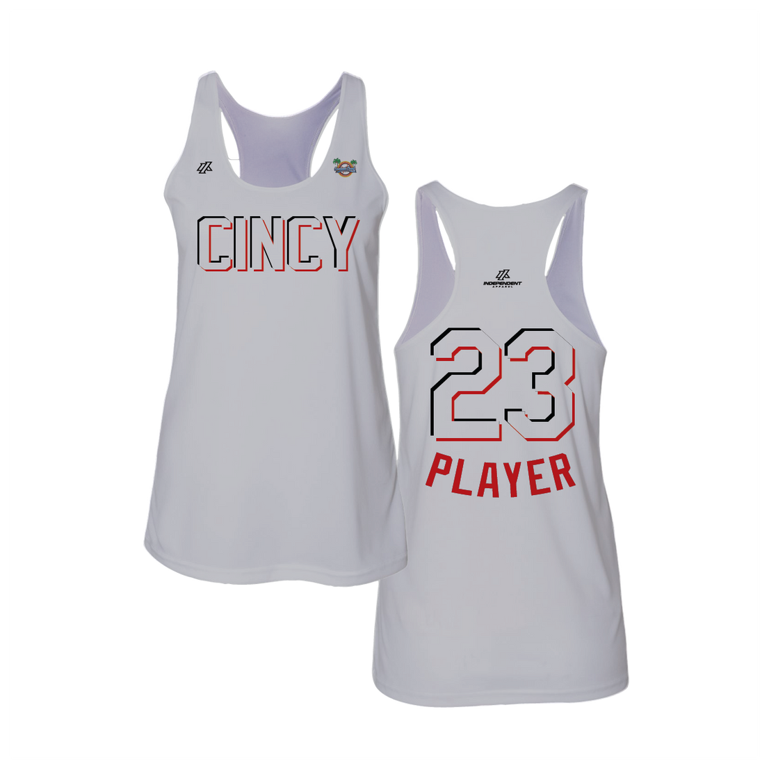 CCLL Cincy Reds Logo Tank Top