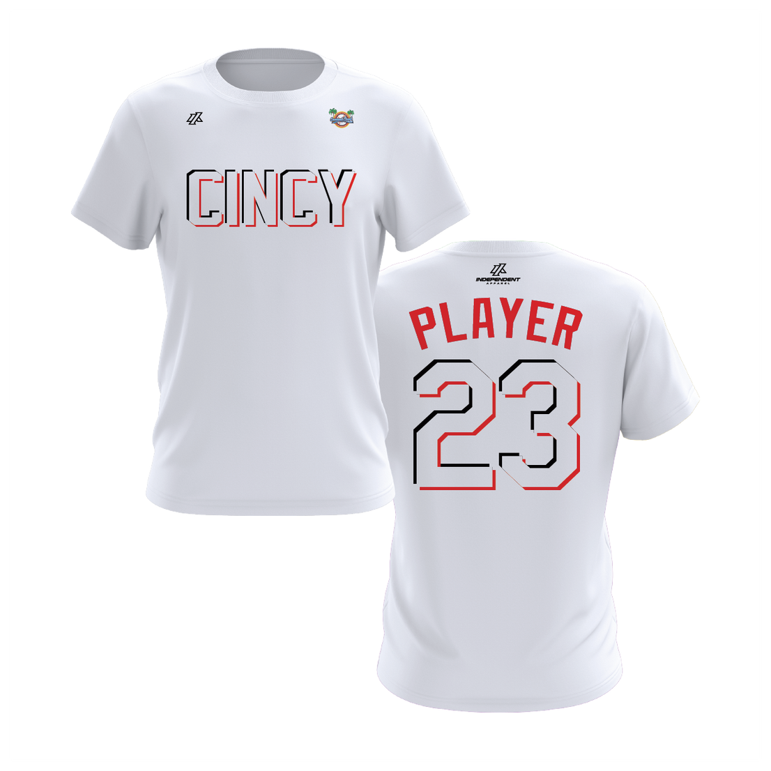 CCLL Cincy Reds Logo Short Sleeve Shirt