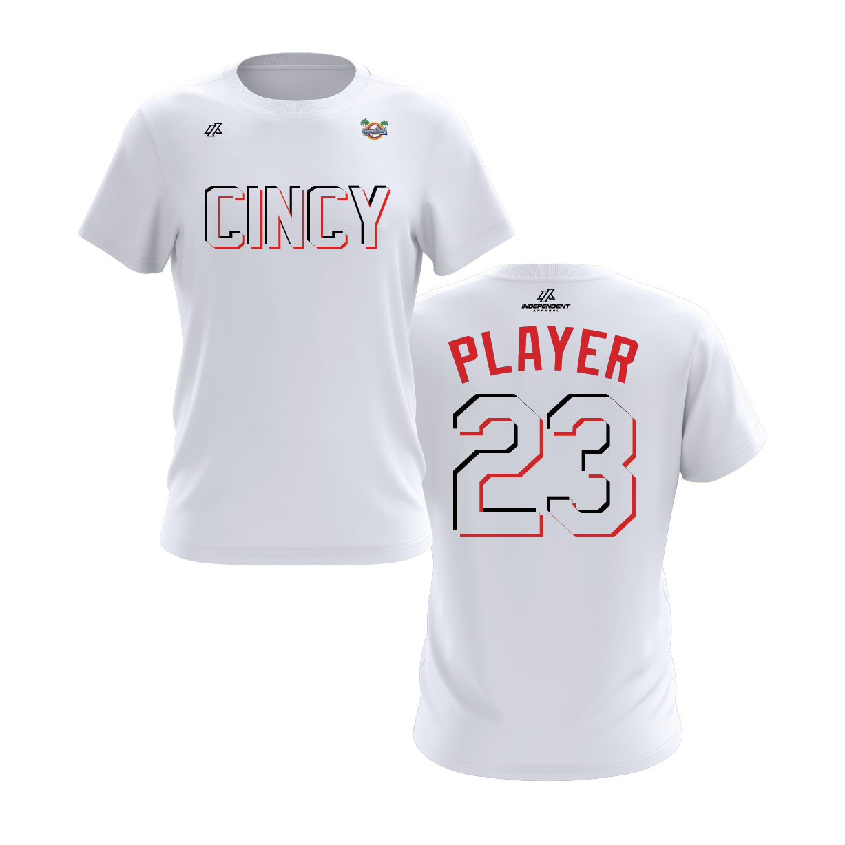 CCLL Cincy Reds Logo Short Sleeve Shirt