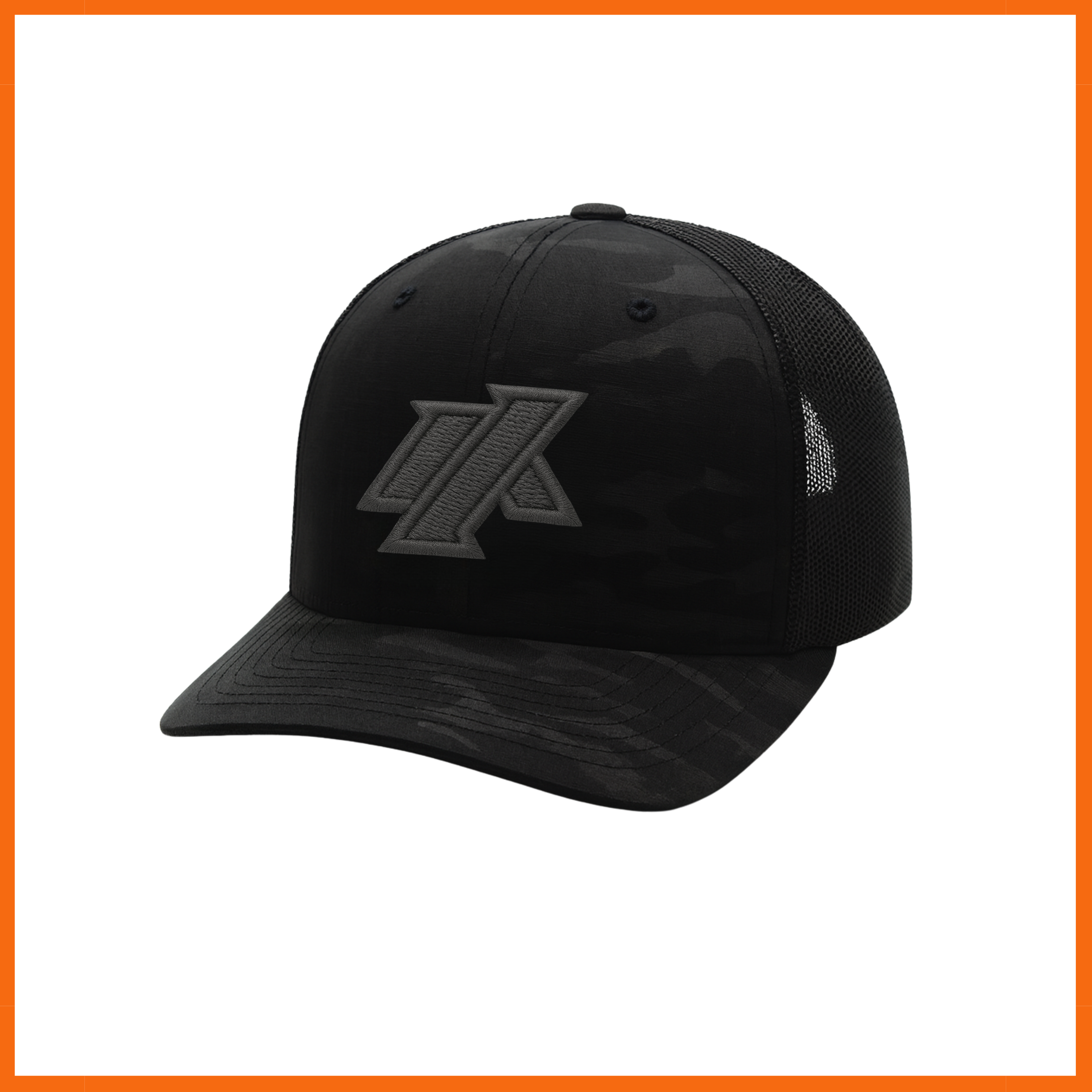 IA Logo Black Camo Snapback Hat