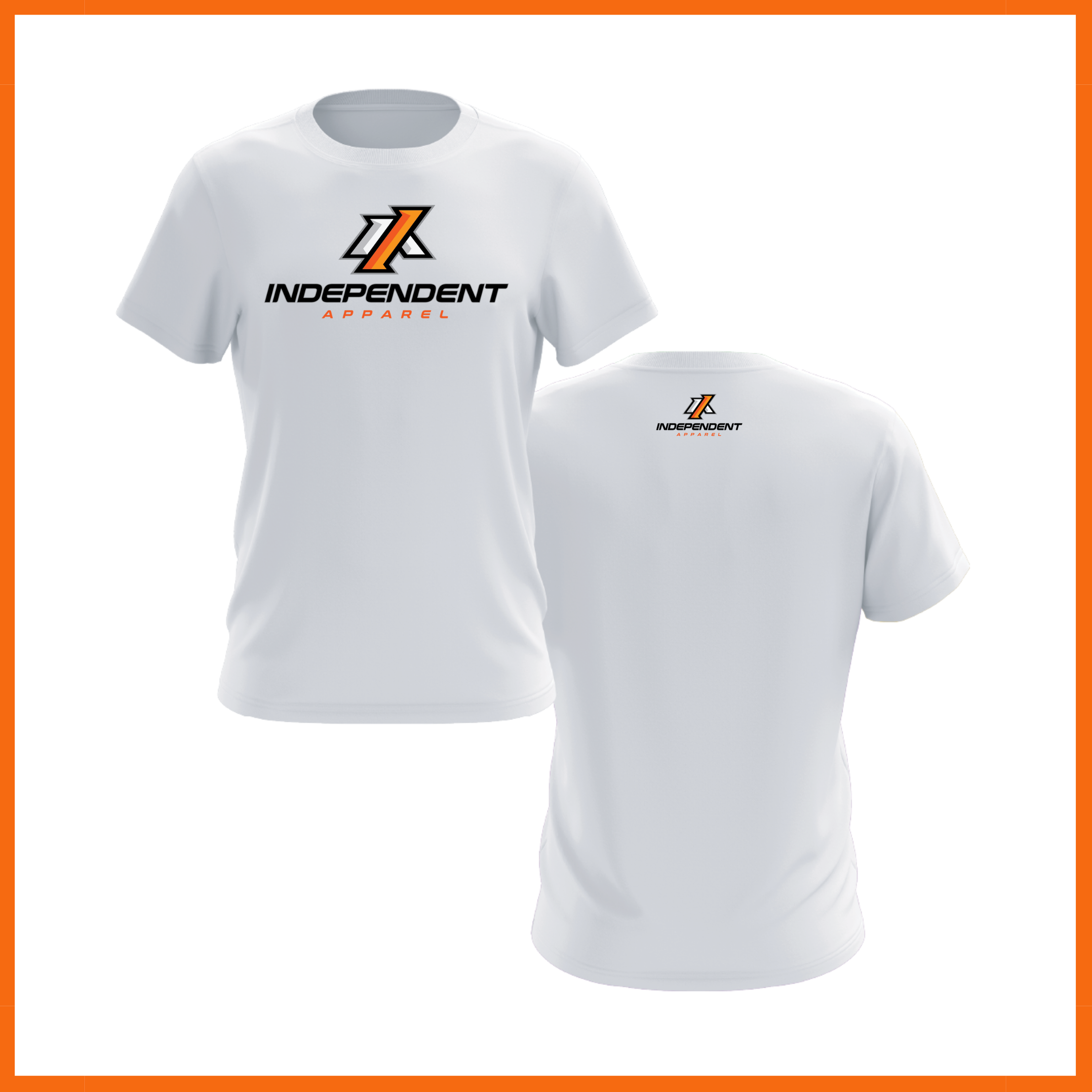 Independent Apparel Logo White Short Sleeve Shirt