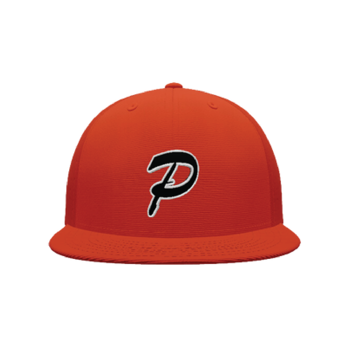 Duesler 10U Script P Logo Orange Fitted Hat